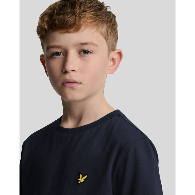Lyle & Scott winter t-shirt jongens - navy blauw