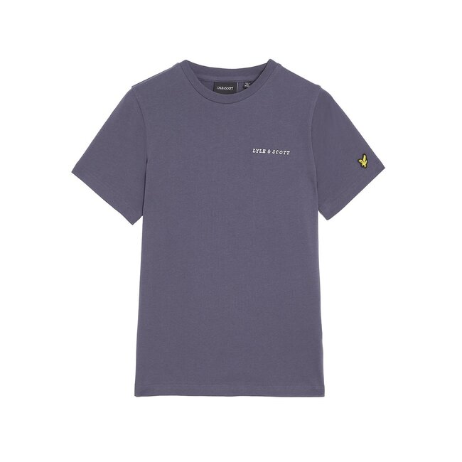 Lyle & Scott winter t-shirt jongens - donker blauw - geborduurd