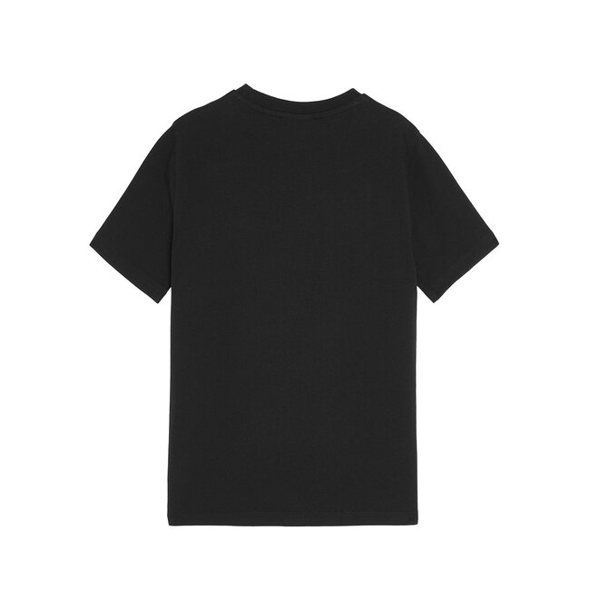 Lyle & Scott winter t-shirt jongens - zwart - geborduurd