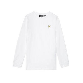 Lyle & Scott winter t-shirt jongens - wit - longsleeve