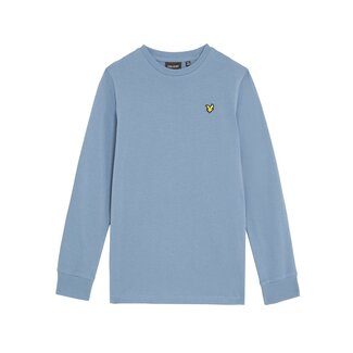 Lyle & Scott winter t-shirt jongens - blauw - longsleeve