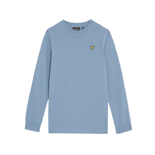 Lyle & Scott winter t-shirt jongens - blauw - longsleeve