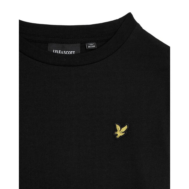 Lyle & Scott winter t-shirt jongens - zwart - longsleeve