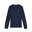 Lyle & Scott winter t-shirt jongens - navy blauw - longsleeve