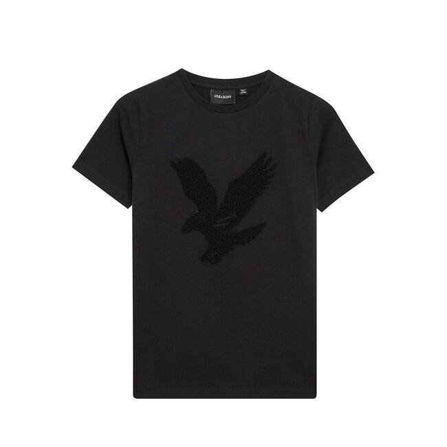 Lyle & Scott winter t-shirt jongens - zwart