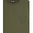 Lyle & Scott winter t-shirt jongens - donker groen - gebroduurd