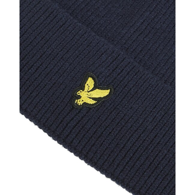 Lyle & Scott winter muts jongens - donker navy blauw