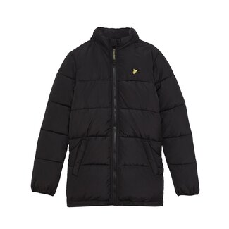 Lyle & Scott winter winterjas jongens - zwart - puffer, gewatteerd