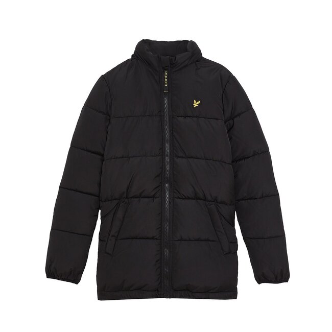 Lyle & Scott winter winterjas jongens - zwart - puffer, gewatteerd