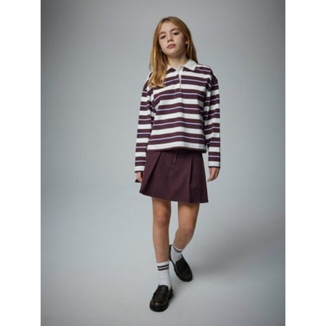 Name it winter rok meisjes - paars - NkfRose