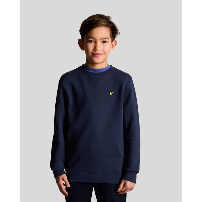 Lyle & Scott winter sweater jongens - navy blauw