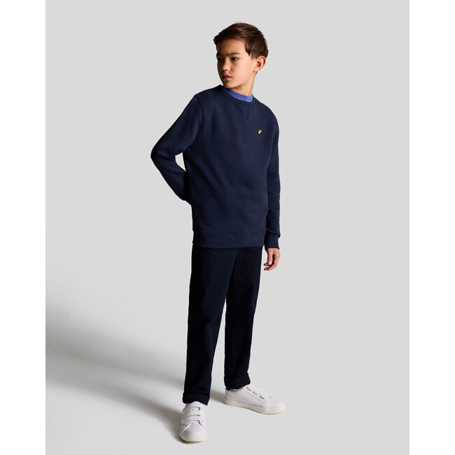 Lyle & Scott winter sweater jongens - navy blauw