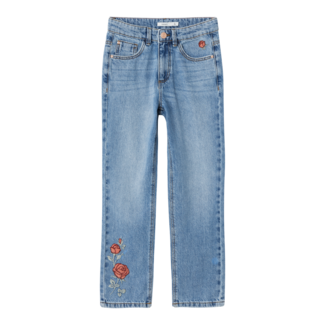 Name it winter jeansbroek meisjes - blauw - straight fit / rose - NkfRose