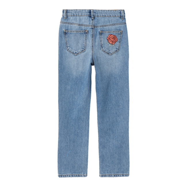 Name it winter jeansbroek meisjes - blauw - straight fit / rose - NkfRose