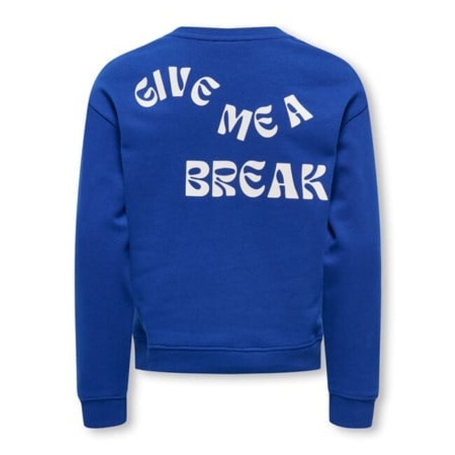 Kids ONLY winter sweater meisjes - blauw - KogCamine - regular fit