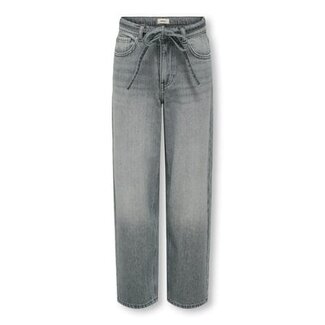 Kids ONLY winter jeansbroek meisjes - grijs - KogGianna - balloon fit