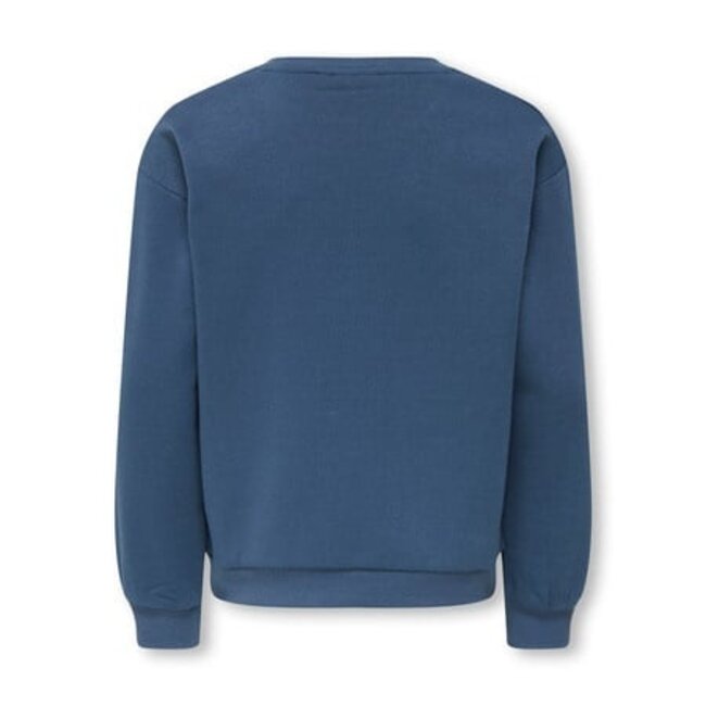 Kids ONLY winter sweater meisjes - blauw - KogMarisa - oversize fit