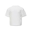 Kids ONLY winter top meisjes - wit - KogJasmine - box fit, korte mouw