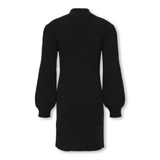 Kids ONLY winter jurk meisjes - zwart - KogKatia - comfort fit, gebreid