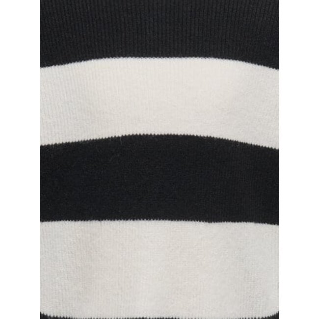 Kids ONLY winter sweater meisjes - wit - KogFranca - loose fit, gebreid