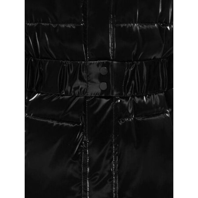 Kids ONLY winter winterjas meisjes - zwart - KogElise - puffer, lang, riem