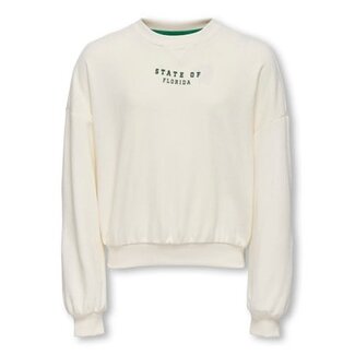 Kids ONLY winter sweater meisjes - wit - KogSally - box fit