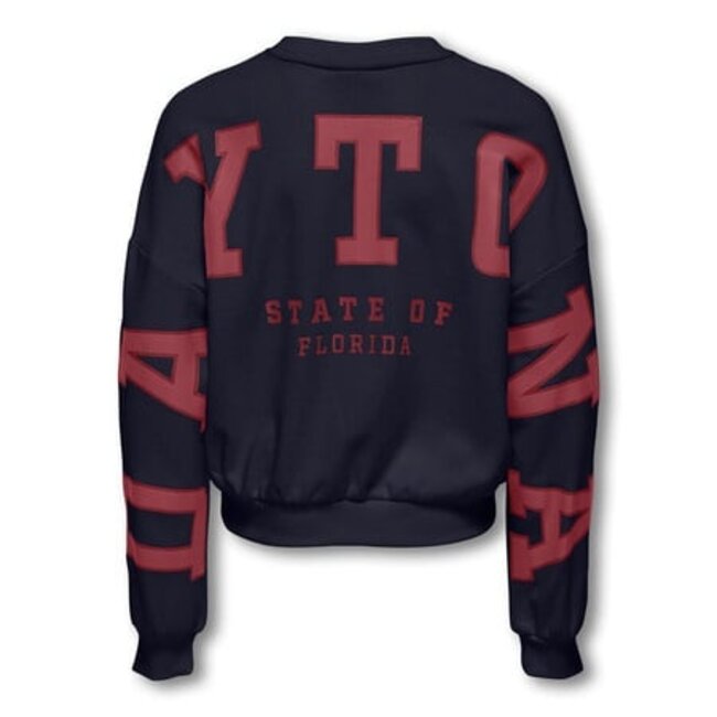 Kids ONLY winter sweater meisjes - blauw - KogSally - box fit