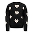 Kids ONLY winter sweater meisjes - zwart - KogNaja - regular fit, gebreid
