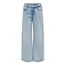 Kids ONLY winter jeansbroek meisjes - blauw - KogCobain - straight fit, glitter steentjes