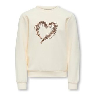 Kids ONLY winter sweater meisjes - wit - KogMarcy - regular fit