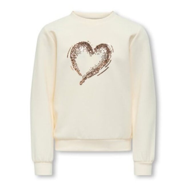 Kids ONLY winter sweater meisjes - wit - KogMarcy - regular fit
