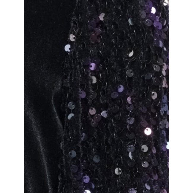 Kids ONLY winter jurk meisjes - zwart - KogConfidence - tight fit, pailletten