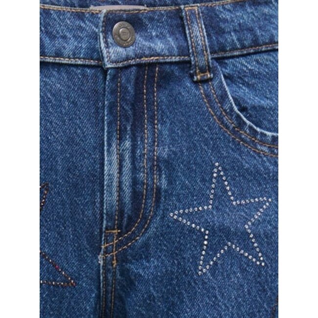 Kids ONLY winter jeansbroek meisjes - blauw - KogCarly - straight fit