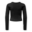 Kids ONLY winter top meisjes - zwart - KogTrinny - tight fit, longsleeve, glitter