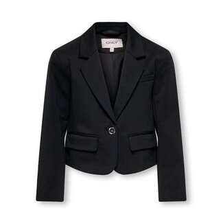 Kids ONLY winter blazer meisjes - zwart - KogPeach - oversize fit