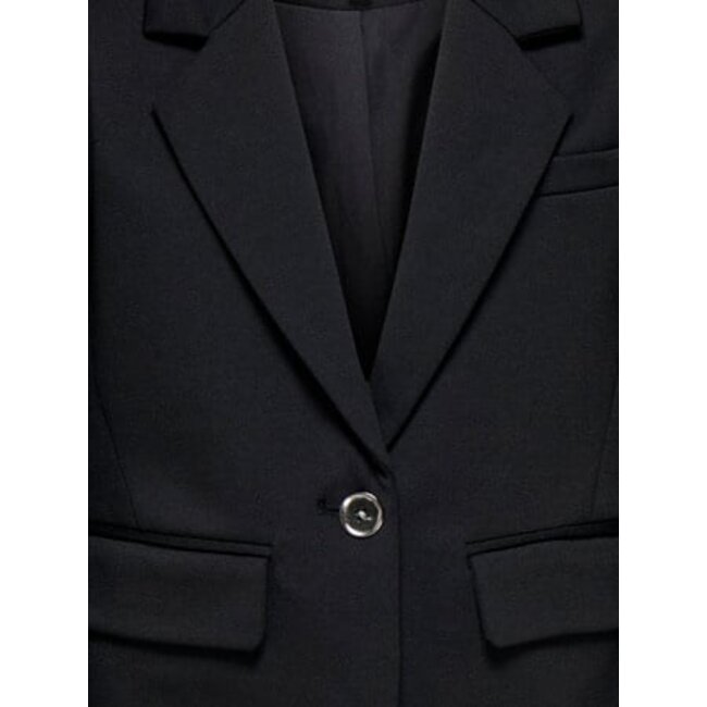 Kids ONLY winter blazer meisjes - zwart - KogPeach - oversize fit