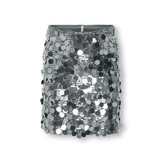 Kids ONLY winter rok meisjes - grijs - KogJadel - pailletten
