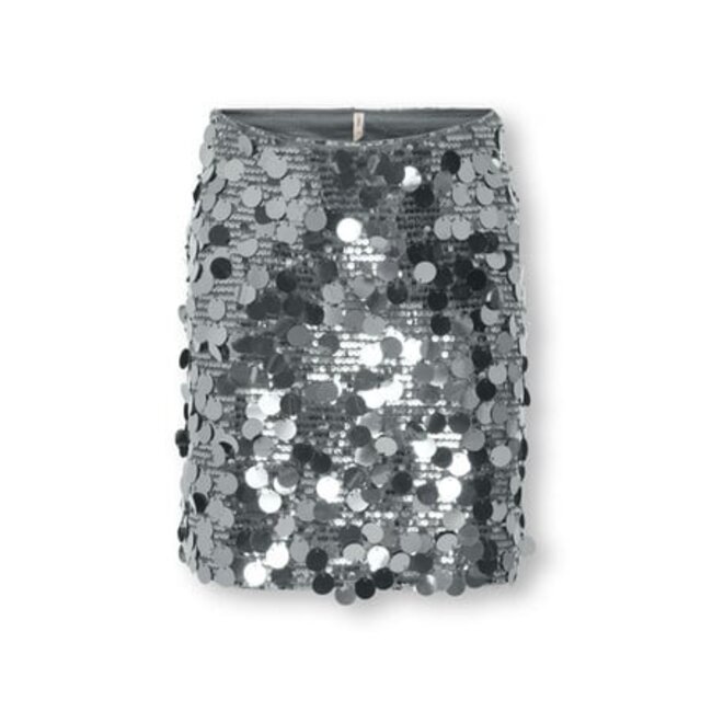 Kids ONLY winter rok meisjes - grijs - KogJadel - pailletten