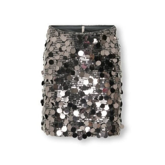 Kids ONLY winter rok meisjes - grijs - KogJadel - pailletten