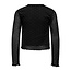 Kids ONLY winter top meisjes - zwart - KogJada - regular fit, longsleeve, glitter steentjes