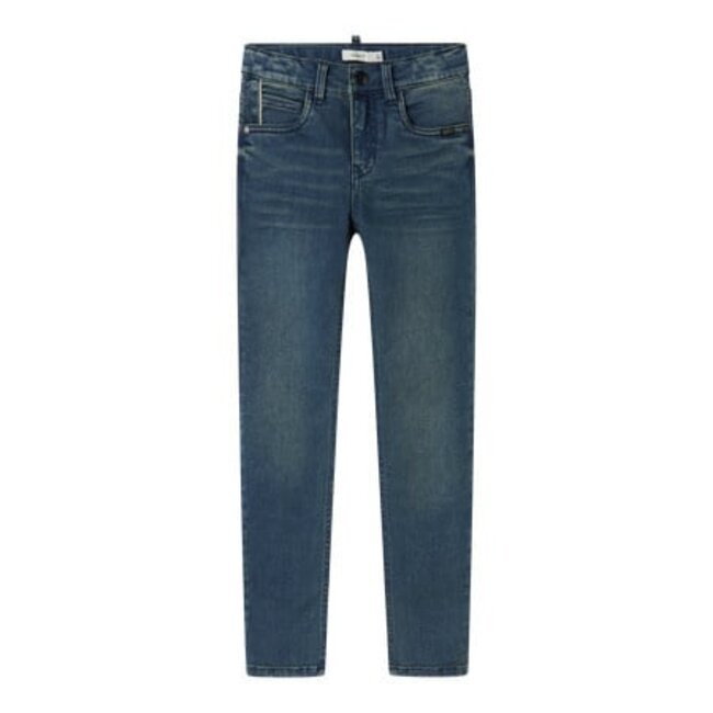 Name it winter jeansbroek jongens - blauw - xslim fit - NkmTheo