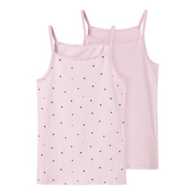 Name it winter ondergoed meisjes - zwart - 2p top - NkfShort