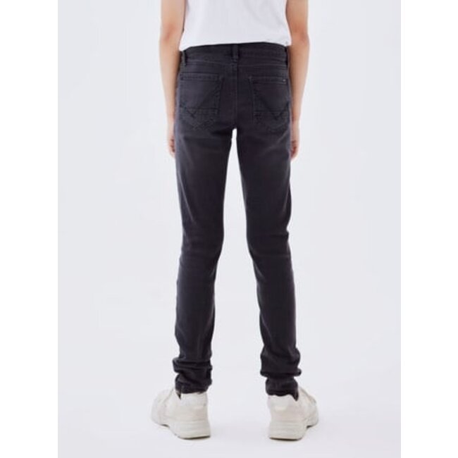 Name it winter jeansbroek jongens - zwart - skinny fit - NkmPete