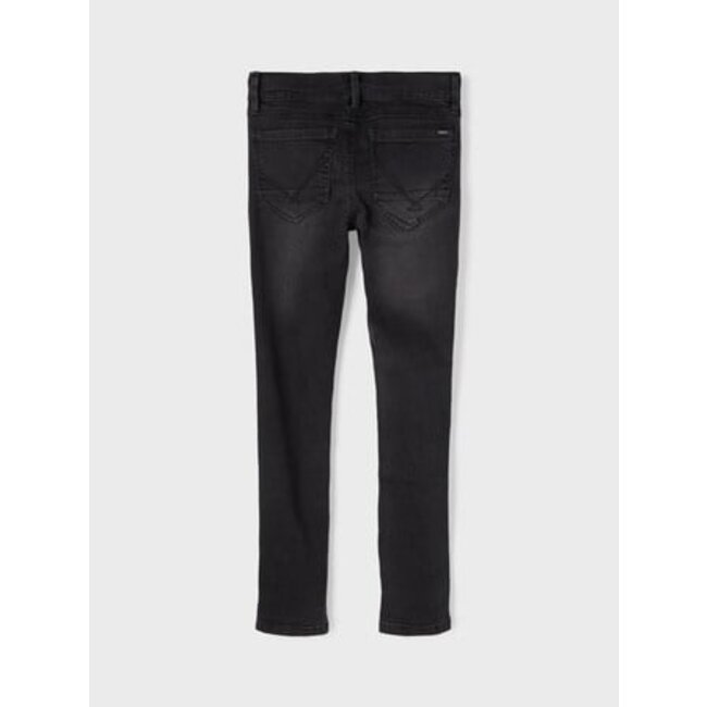 Name it winter jeansbroek jongens - zwart - skinny fit - NkmPete