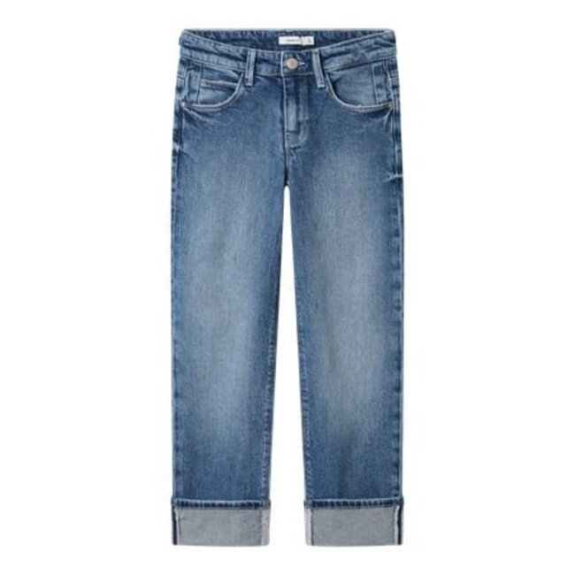 Name it winter jeansbroek meisjes - blauw - straight fit - NkfRose