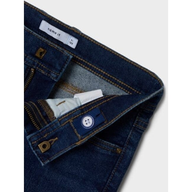 Name it winter jeansbroek jongens - blauw - slim fit - NkmSilas