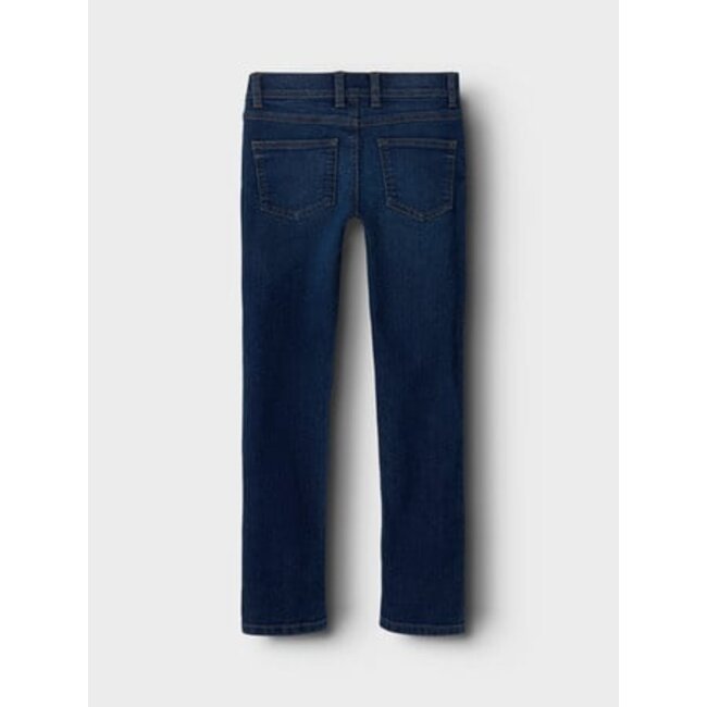Name it winter jeansbroek jongens - blauw - slim fit - NkmSilas