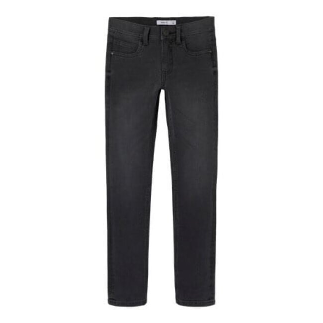 Name it winter jeansbroek jongens - grijs - slim fit - NkmSilas