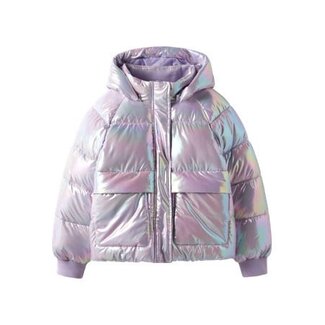 Name it winter winterjas meisjes - paars - puffer, foil - NkfMalan
