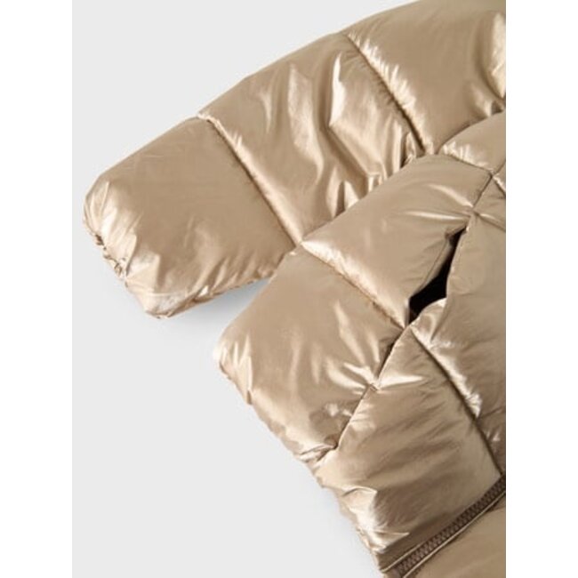 Name it winter winterjas meisjes - bruin - puffer - NkfManon